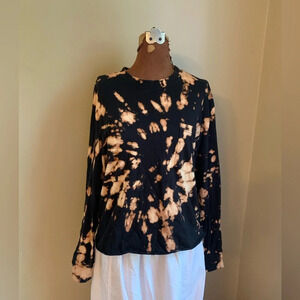 Tie-Dye Long Sleeve Women's Top